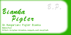 bianka pigler business card